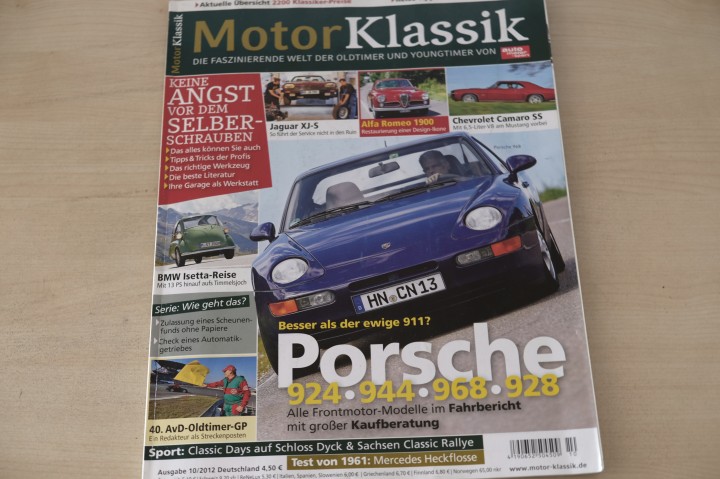 Deckblatt Motor Klassik (10/2012)
